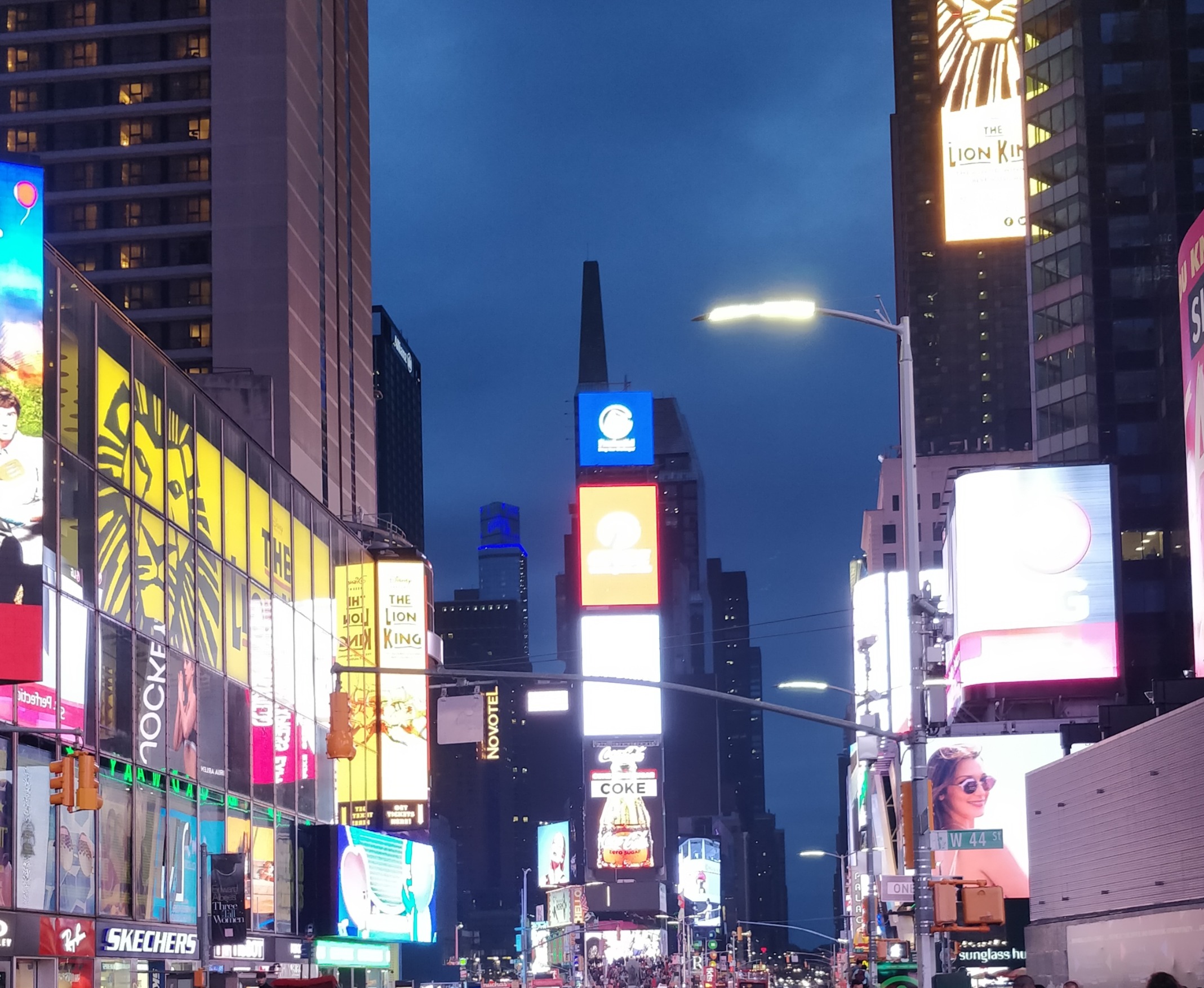 Times Square at night
